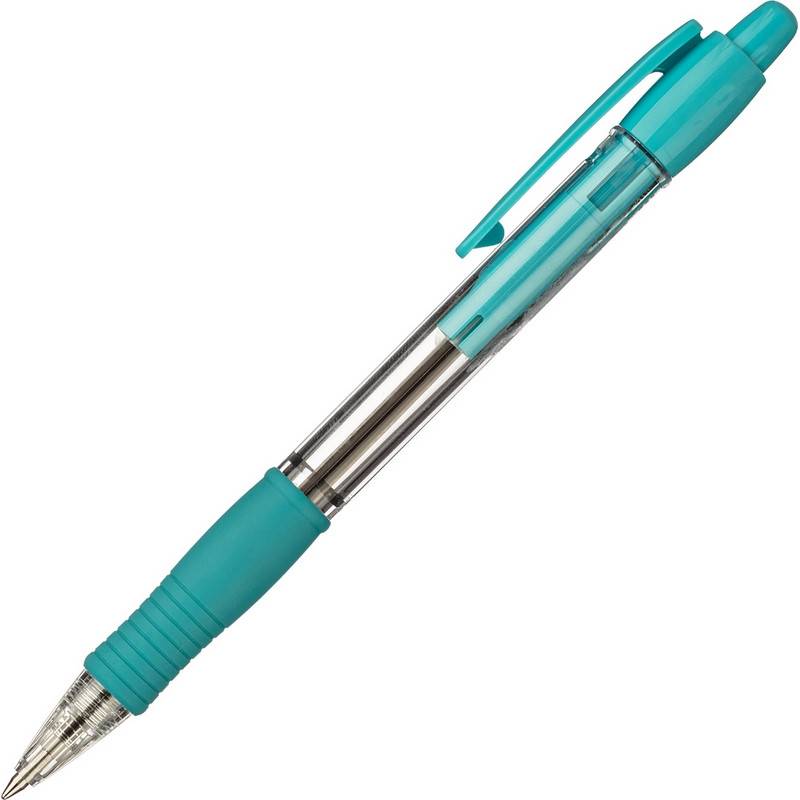 Ручка шариковая автоматическая Pilot Super Grip BPGP-10R-F SL синяя (толщина линии 0.22) 1023181