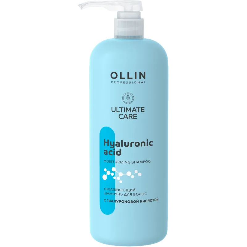 Шампунь для волос ULTIMATE CARE OLLIN PROFESSIONAL Увл гиал кис-ой 1000 мл 2047525 772291