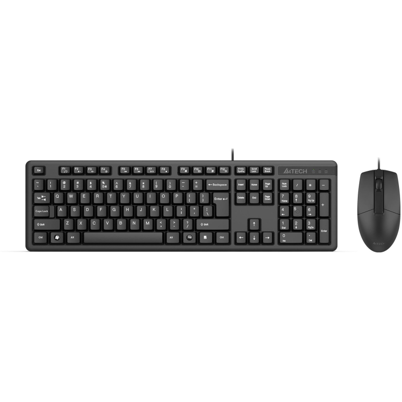 Набор клавиатура+мышь A4Tech KK-3330S, USB 1777620 KK-3330S USB (BLACK)