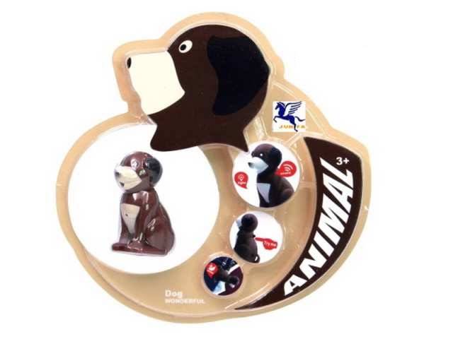 Фигурка мини-животного Собачка, световые и звуковые эффекты JUNFA RS6199-Dog