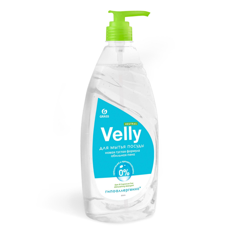 Средство д/мытья посуды Velly neutral 1000мл Grass 1606667