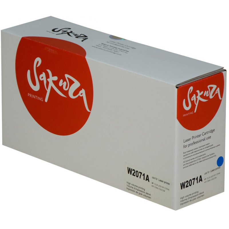 Картридж лазерный SAKURA W2071A гол. HP для 150/MFP 178/179 1629208