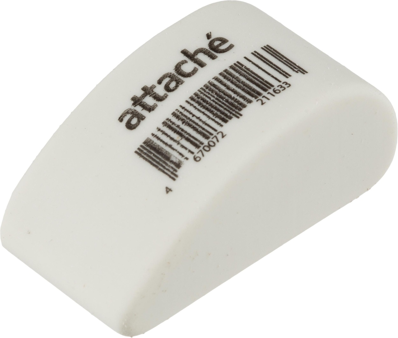 Ластик Attache каплевидный, термопласт. каучук, 37x20x12 мм, белый 1557377