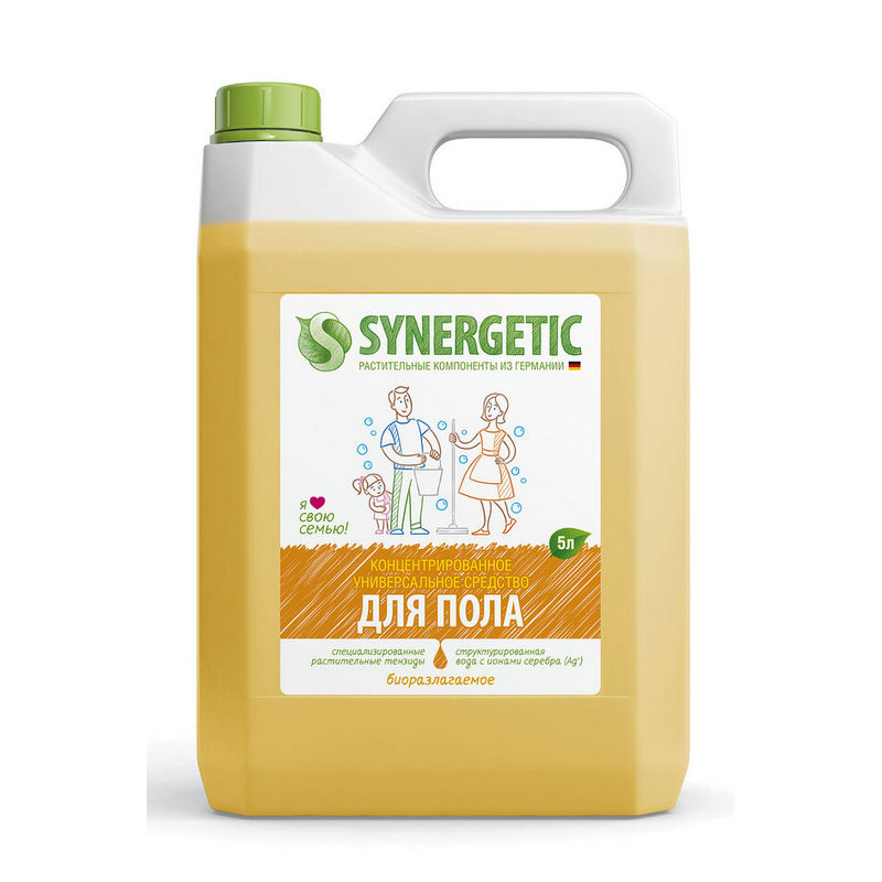Средство для мытья пола Synergetic 5л 977991