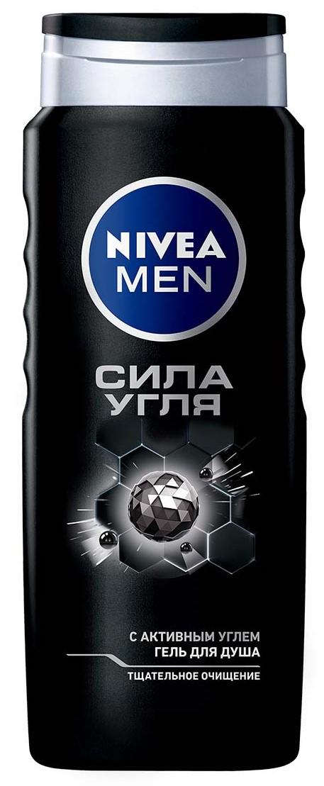 Гель для душа мужской Nivea Men Сила угля, 500 мл 84046 1629541