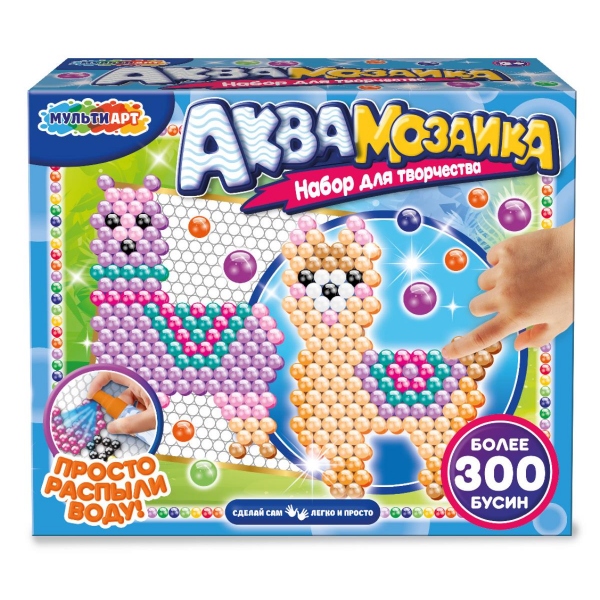Аквамозаика 300 бусин "Лама" MultiArt AB300-LAMA (48)