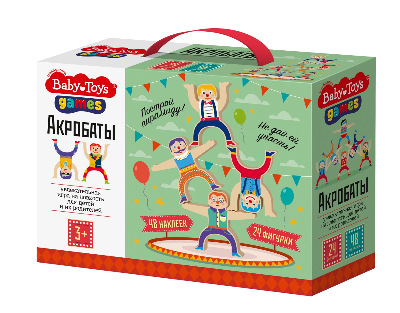 Настольная игра Десятое королевство Baby Toys Gаmes Акробаты 24 шт 04332ДК