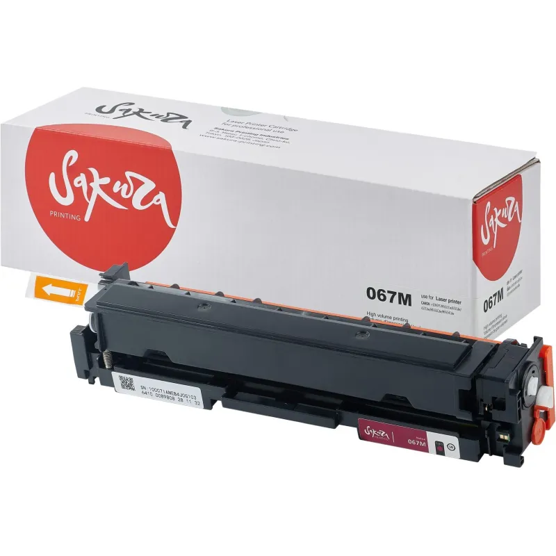 Картридж лазерный Sakura 067 M пур. для Canon LBP631/MF651/MF657 2093988 SA067M