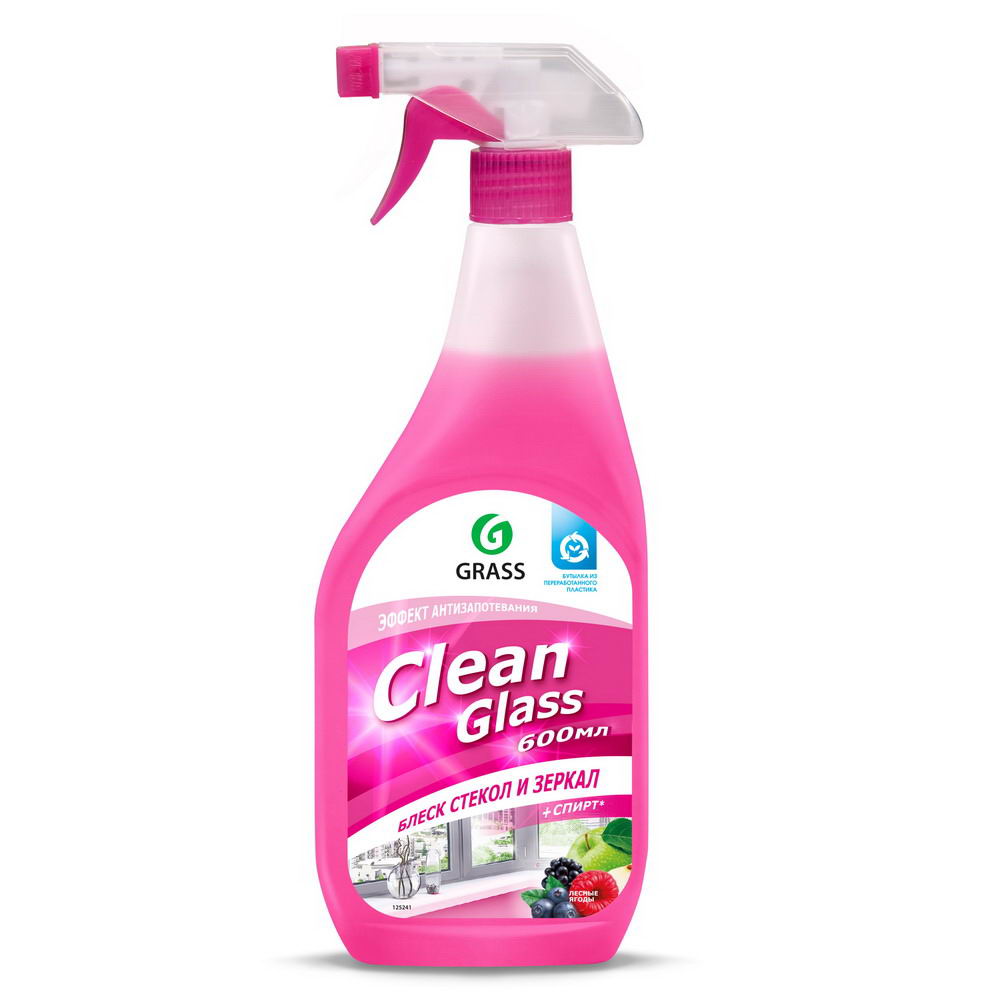 Очиститель стекол GraSS Clean Glass Лесные ягоды 600 мл 125241