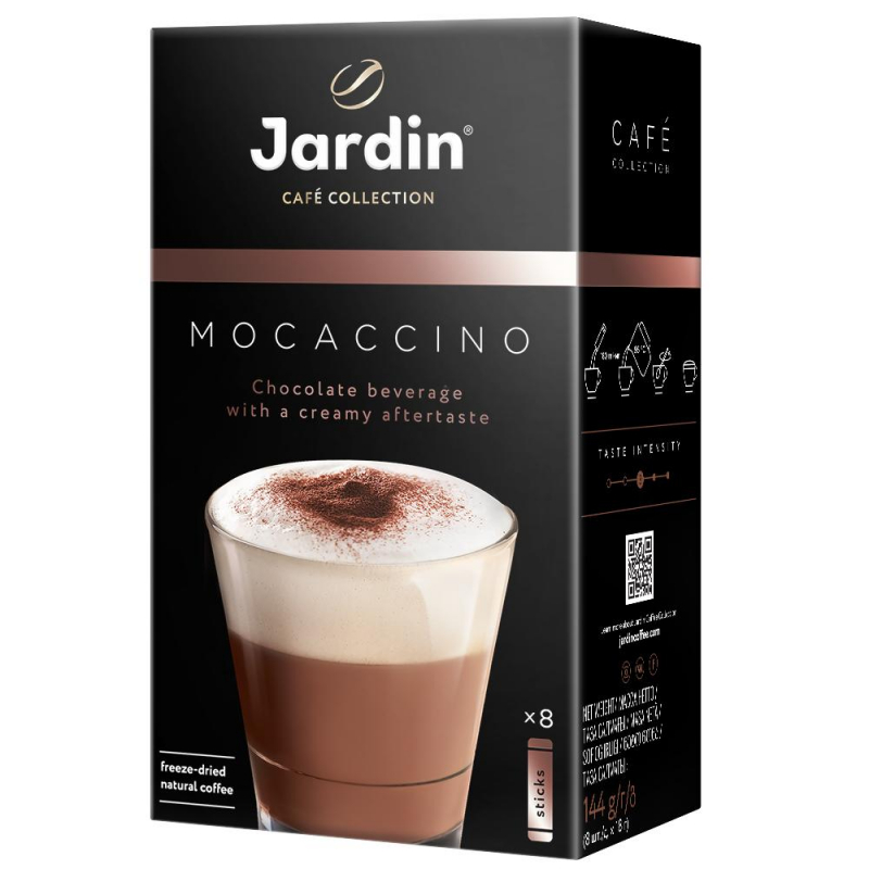 Кофе Jardin в стиках растворимый Мокачино 3в1, 18гх8шт 1692-10 1382355