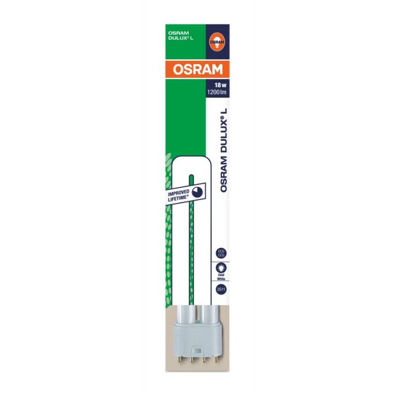 Лампа люминесцентная КЛЛ неинтегрированная OSRAM CFL DULUX L 18W/840 2G11 1322398 4050300010724      