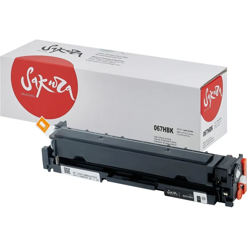 Картридж лазерный Sakura 067H BK чер.пов. емк для Canon LBP631/MF651/MF657 2079751 SA067HBK