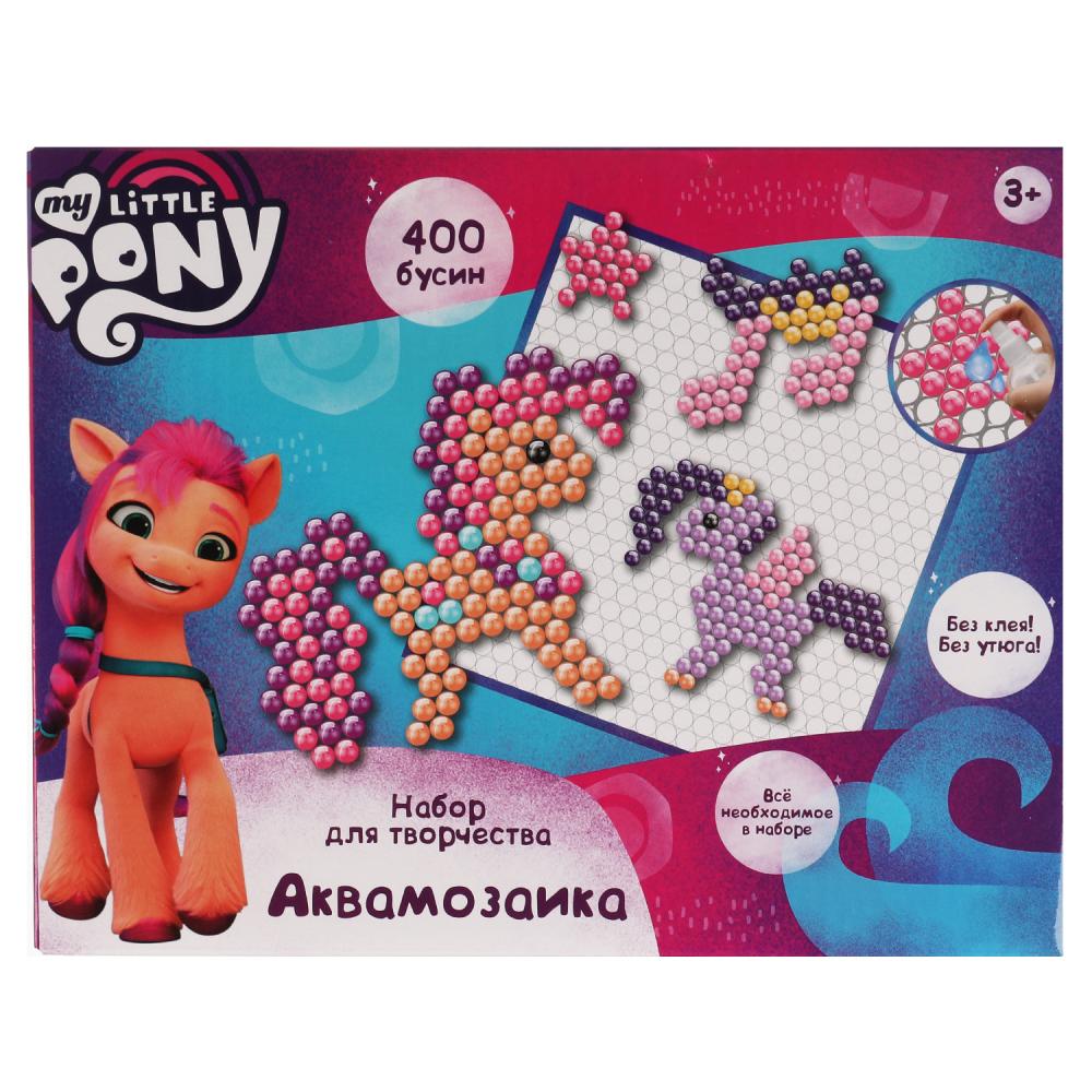 Набор Мой маленький пони Аквамозаика 400 бусин MultiArt AB400-MLP1