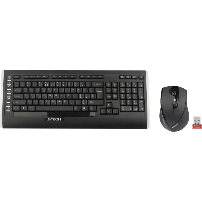 Набор клавиатура+мышь A4 9300F клав:черный мышь:черный USB беспроводная A4Tech 760535
