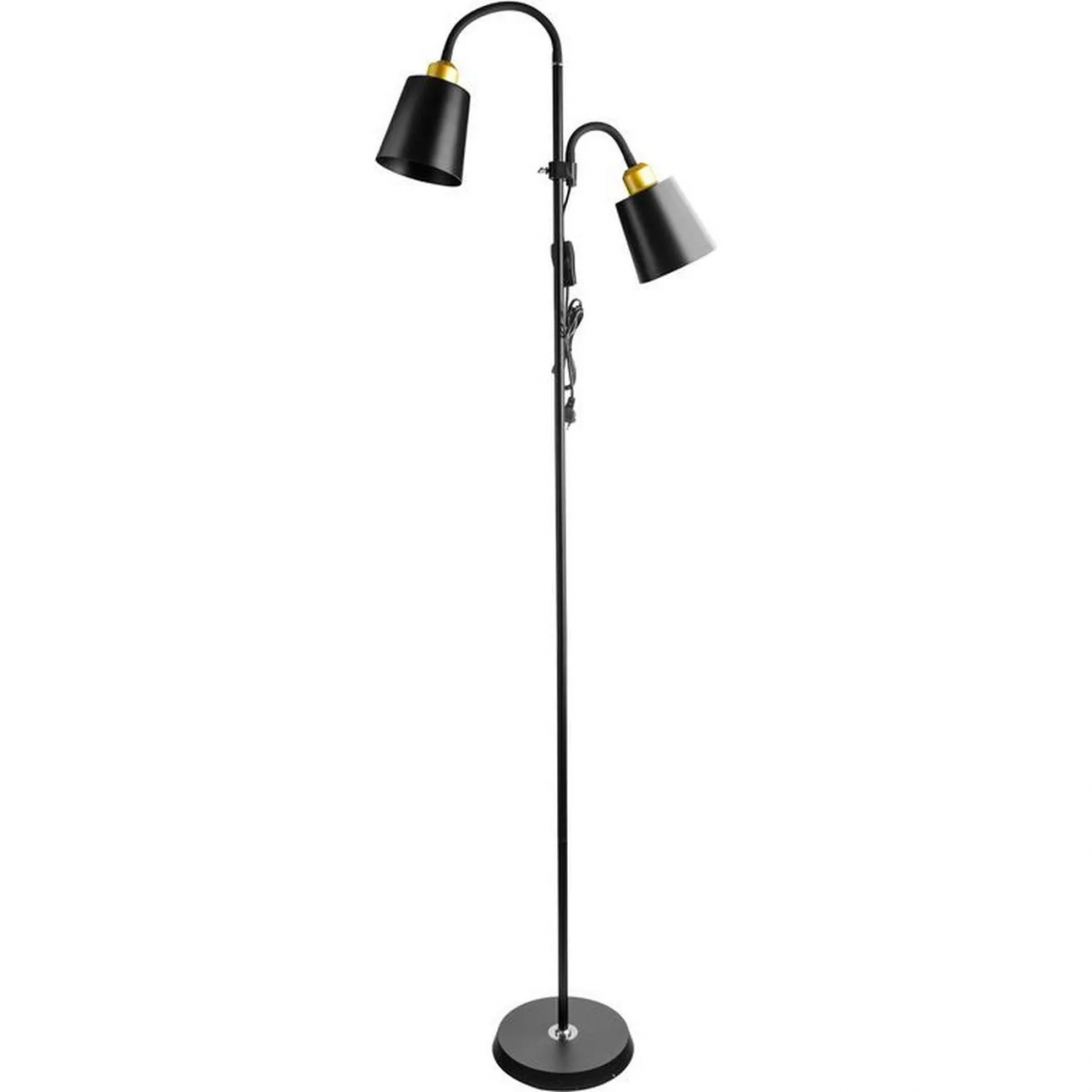 Светильник Ultraflash UF-404 C02 черн (напольн, торшер, цоколь Е27) 2274258 15728