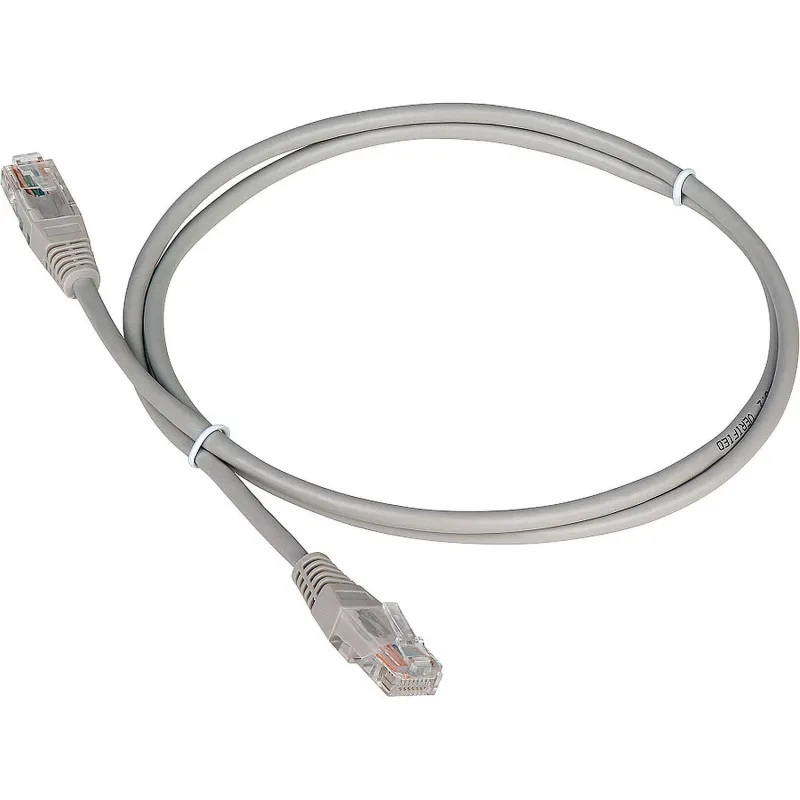 Патч-корд TWT TWT-45-45-1.5-GY UTP кат.5e, 1.5 м, серый 2125725