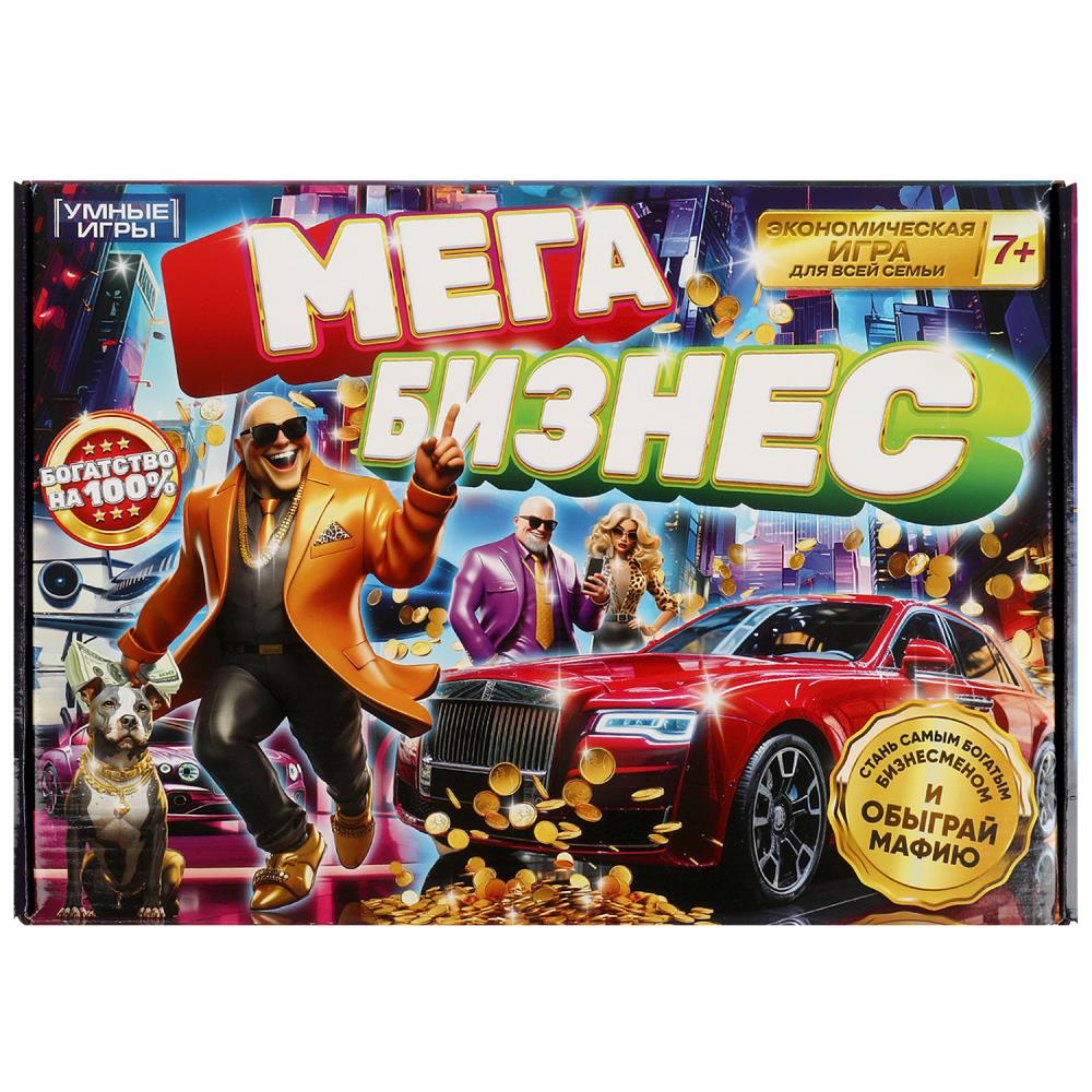 Настольная бизнес-игра Мегабизнес. Миллионер Умные игры 4660254421516