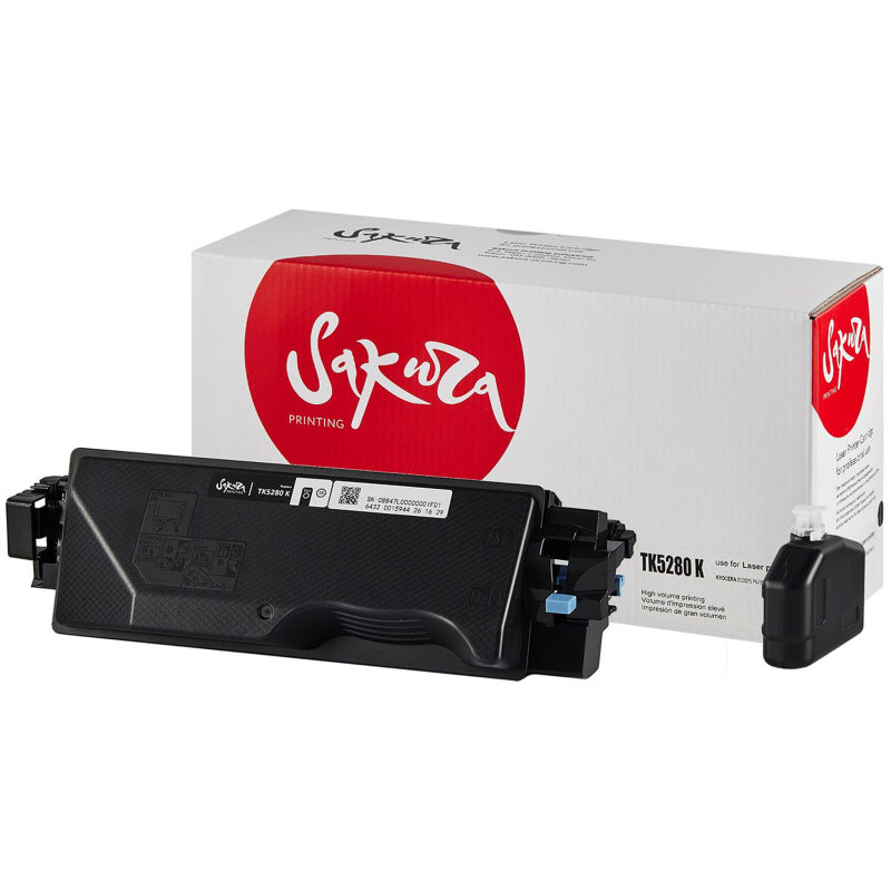 Картридж лазерный SAKURA TK-5280K чер. для Kyocera Mita ECOSYS P6235cdn 1604769 SATK5280K