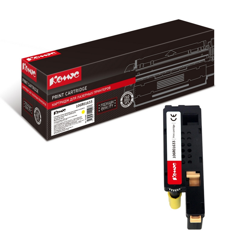 Картридж лазерный Комус 106R01633 жел. для Xerox Ph6000/6010 855988