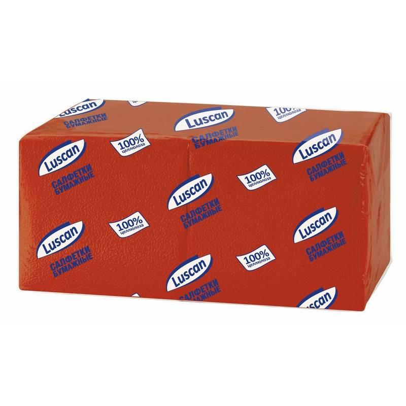 Салфетки бумажные Luscan Profi Pack 1сл24х24 оранжевые 400шт/уп 1304578 1Н400ТН