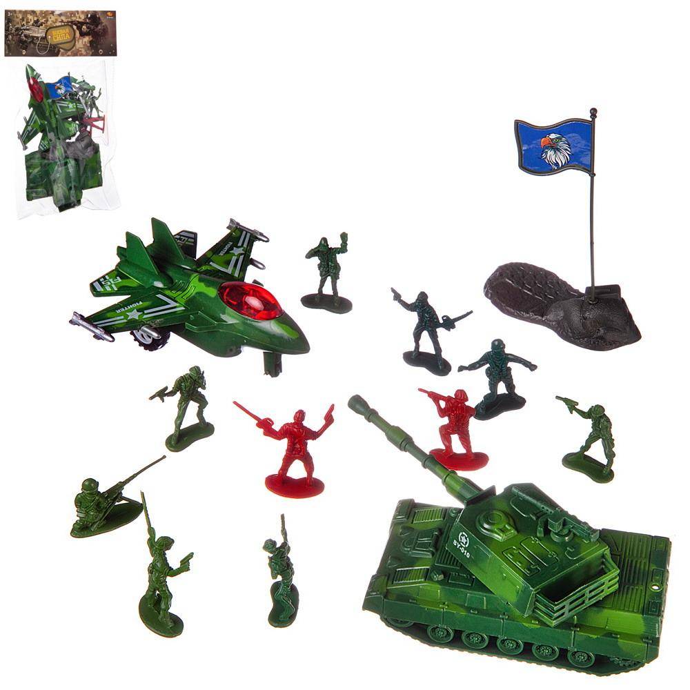 Игровой набор Abtoys Боевая сила Танк и истребитель с акссес. PT-01441