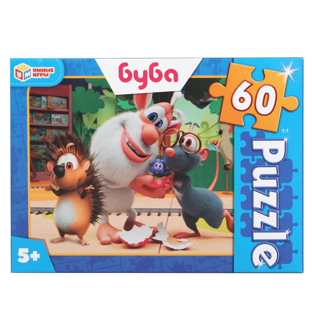 Пазлы классические "Буба" 60 деталей Умные игры 4680107902559