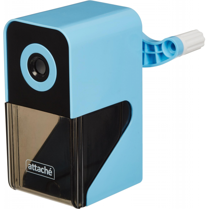 Точилка механическая Attache Bright Colours,авто-фиксация карандаша,голубой 1407295