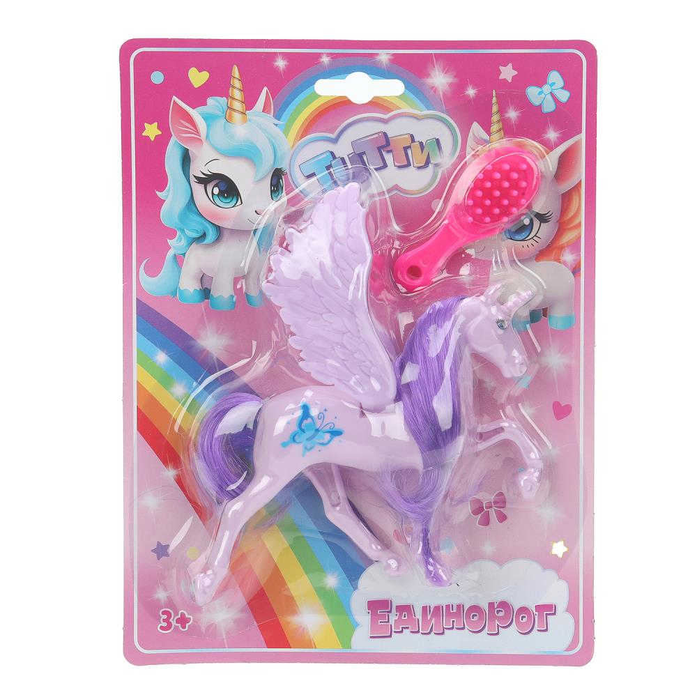 Игрушка Единорог, 16 см. пластиковый Тутти Y2306Z0162-2-25-RU