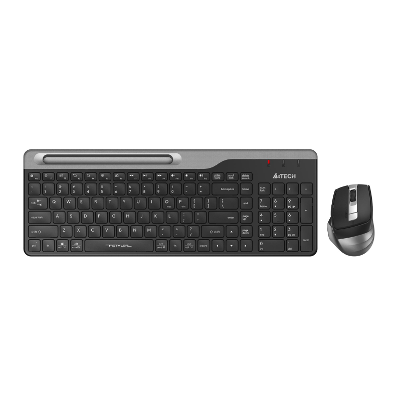Набор клавиатура+мышь A4Tech Fstyler (FB2535C SMOKY GREY)клав,мышь:черн/сер 1729907