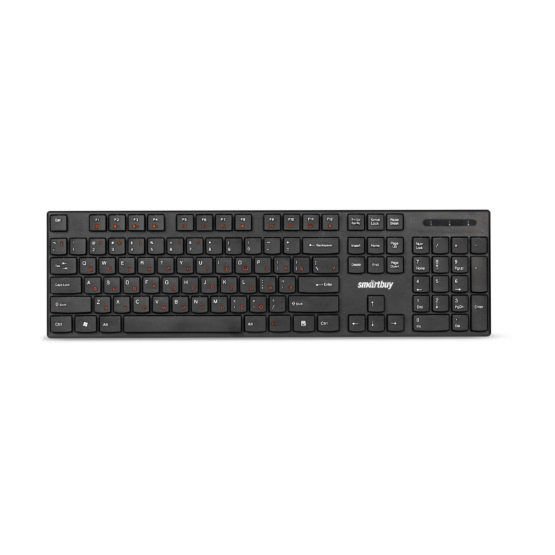 Клавиатура Smartbuy ONE 238 проводная мультимедийная USB черн (SBK-238U-K) 1801646