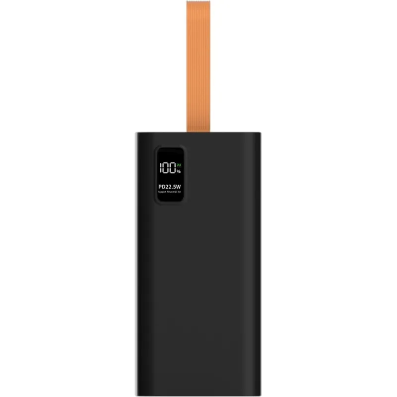 Внешний аккумулятор PERO PB10 60000 mAh,Li-Pol,output USB-C + 4USB-A,черный Pero  2154093 4673759570184