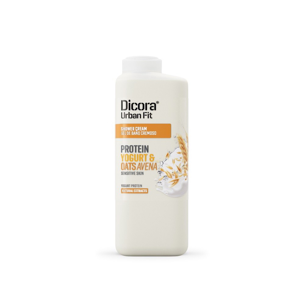 Крем-гель д/душа Dicora Urban Fit Protein Yogurt & Oats Протеины Йогурта и Овес 400мл 8429871991514