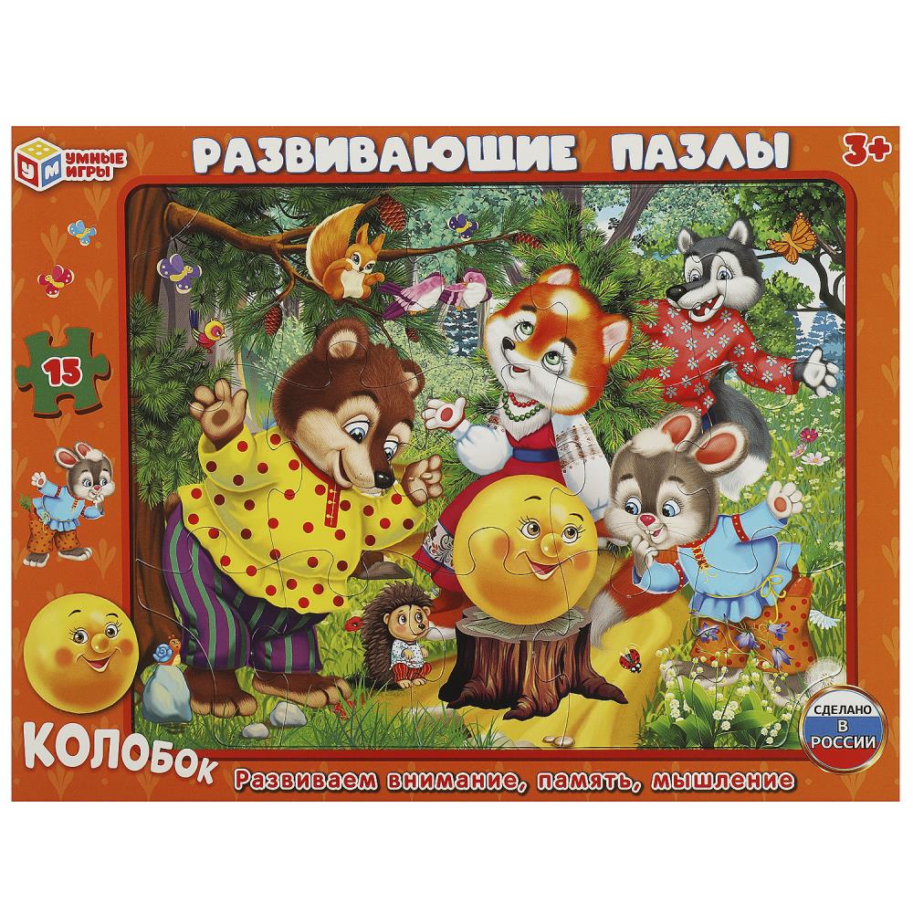 Пазл в рамке Колобок Умные игры 4660254411265
