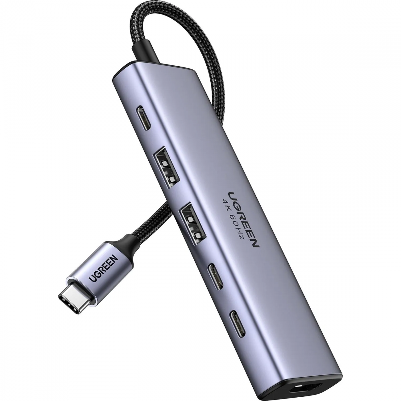 Разветвитель USB UGREEN CM511 (35999) USB-C to HDMI/2xUSB-A/2xUSB-C/PD сер 2150244 35999_