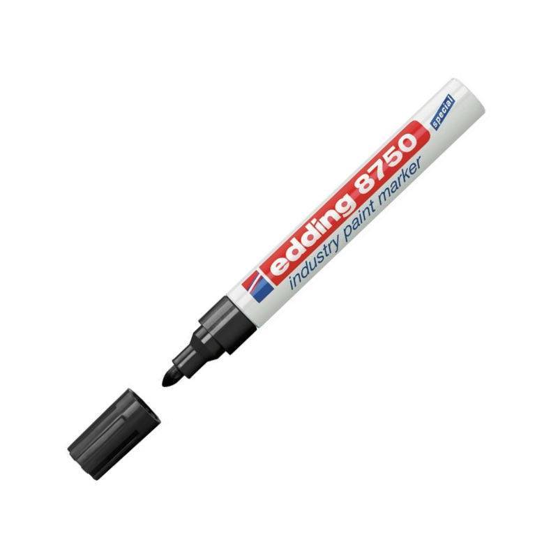 Маркер промышленный Edding E-8750/1 для жирных и пыльных поверхностей черный (2-4 мм) 60765