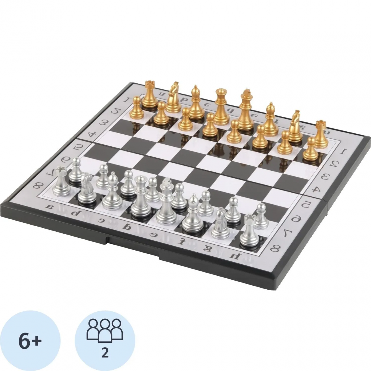 Настольная игра Шахматы магнитные Классика,доска 28.5x28.5 см,9605277 2429573
