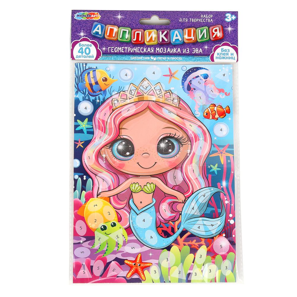 Геометрическая мозаика из эва 15х21 см. "Большие глазки" MultiArt EVAGEO-112375
