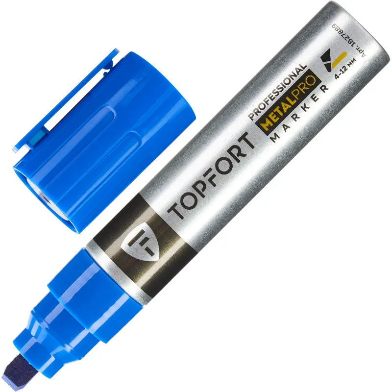 Маркер для металла TOPFORT MetalPro 4-12 мм синий 1827889 ZP2540