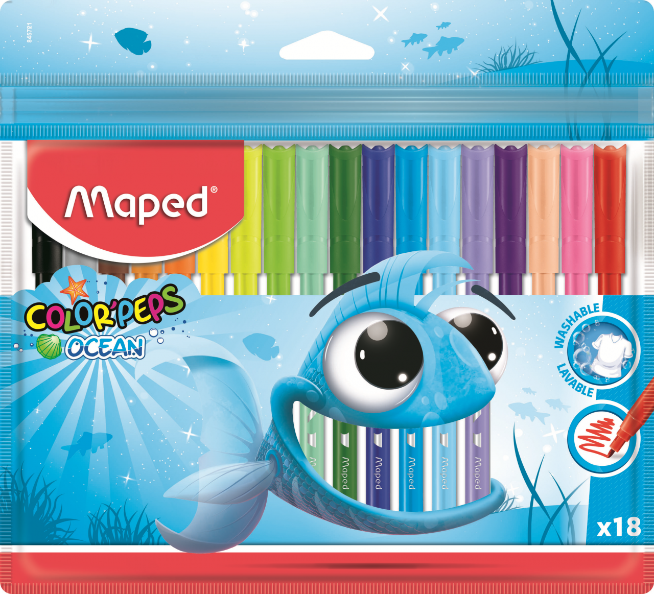 Фломастеры Color Peps Ocean 18 шт Maped 845721