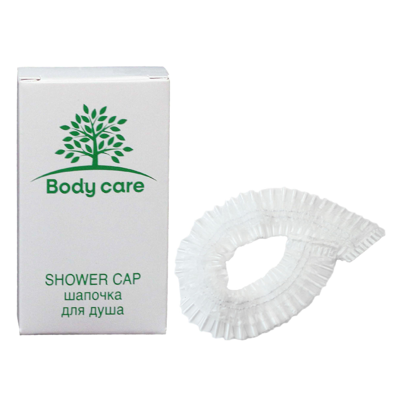 Шапочка д/душа Luscan Body care картон, 250шт/уп 1607535