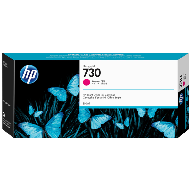 Картридж струйный HP 730 P2V69A пур. для для DesignJet T1700 (300 мл) 916384