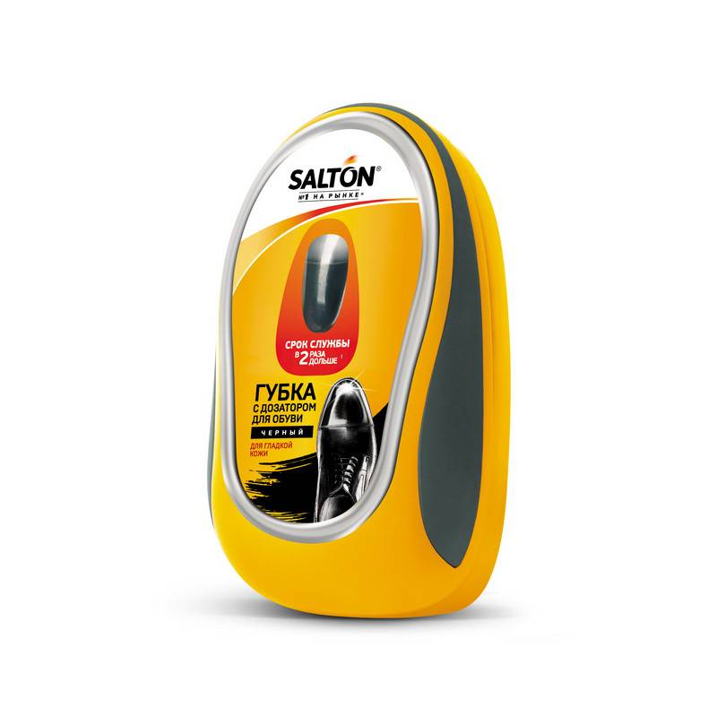 Губка для обуви с дозатором Salton черная (52/10) 997104