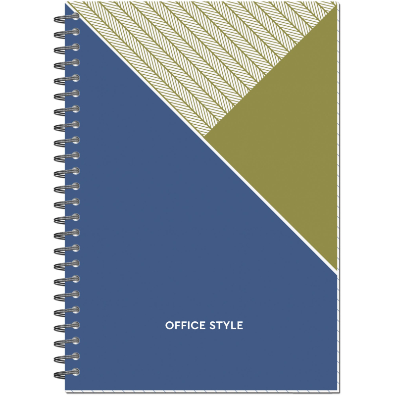 Бизнес-тетрадь А5,48л,обл.карт,греб,кл,Attache Economy,Office Style,голубая 1516758