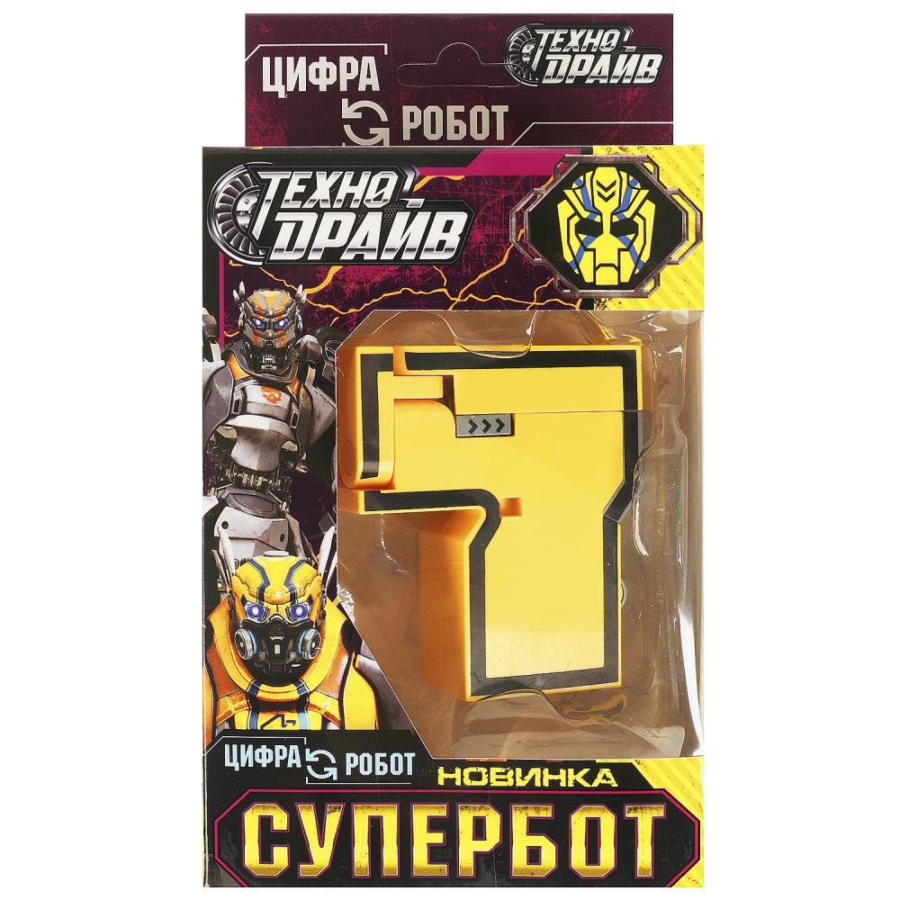 Робот трансформирующийся в цифру 7 ТЕХНОДРАЙВ ZY1178643-R7