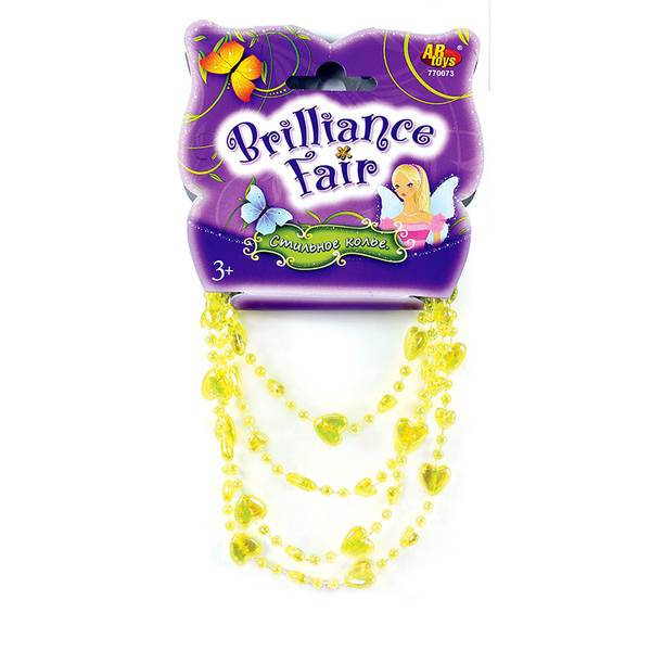 Стильное Колье "Желтые сердечки" Brilliance Fair FUNVILLE 770073