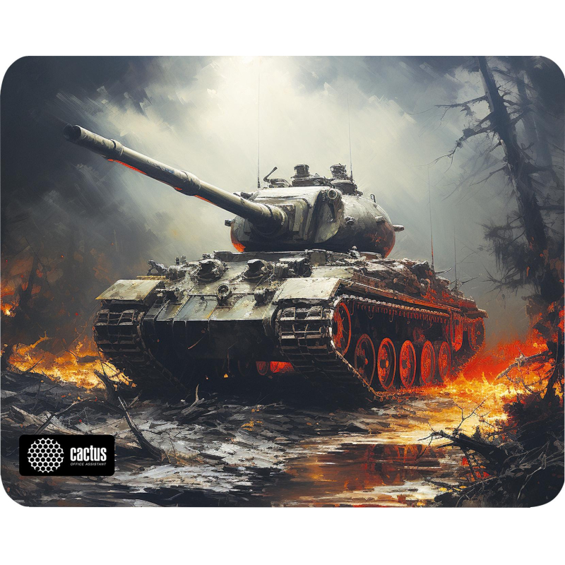 Коврик д/мыши Cactus Tank 250x200x3мм (CS-MP-D04S) 1912757