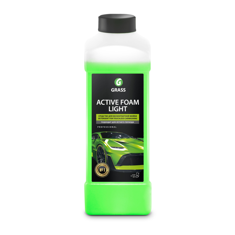 Профхим авто шапмунь д/бесконт мойки конц лето Grass/Active Foam Light, 1л 1561809 132100