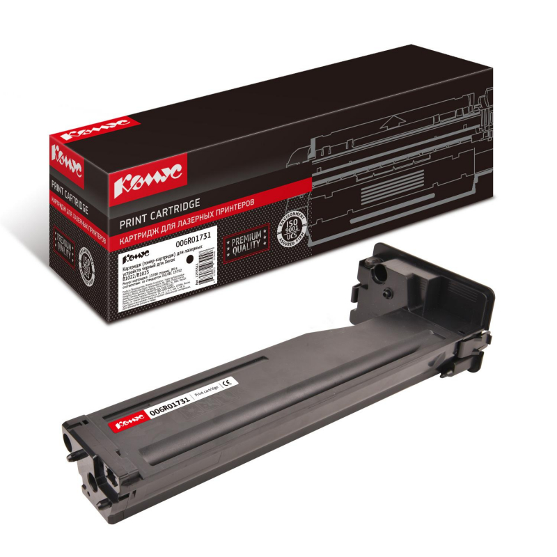 Тонер-картридж КОМУС 006R01731 чер. для Xerox B1022/B1025 1293311
