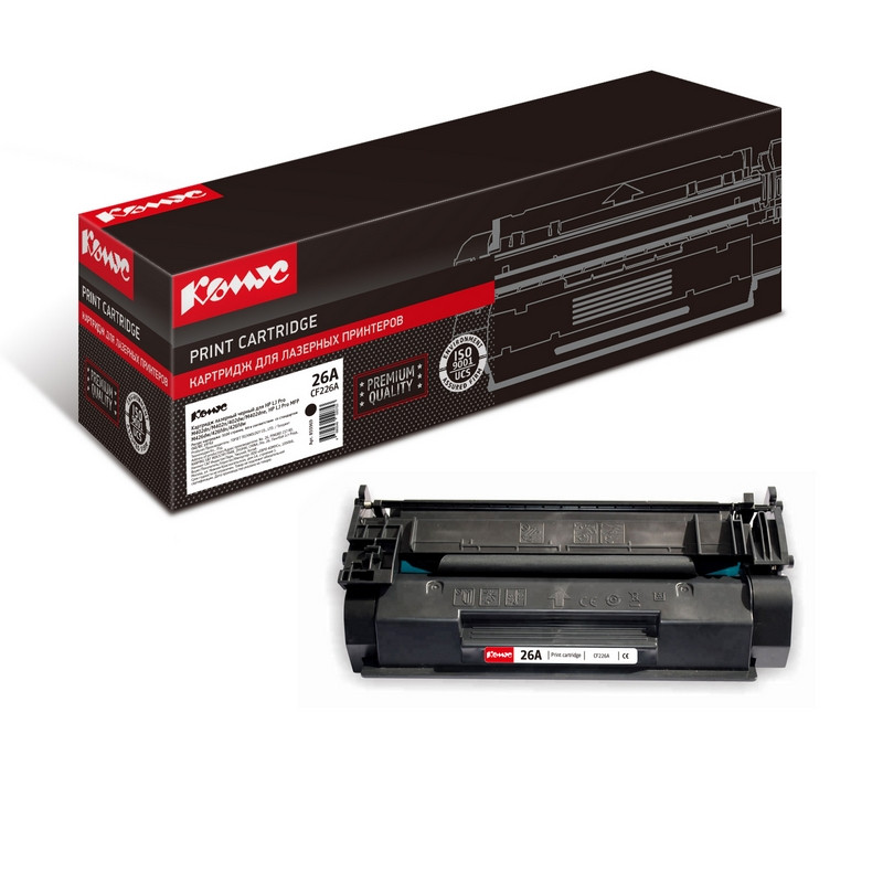 Картридж лазерный Комус 26A CF226A чер. для HP LJ Pro MFP M426fdw 855969