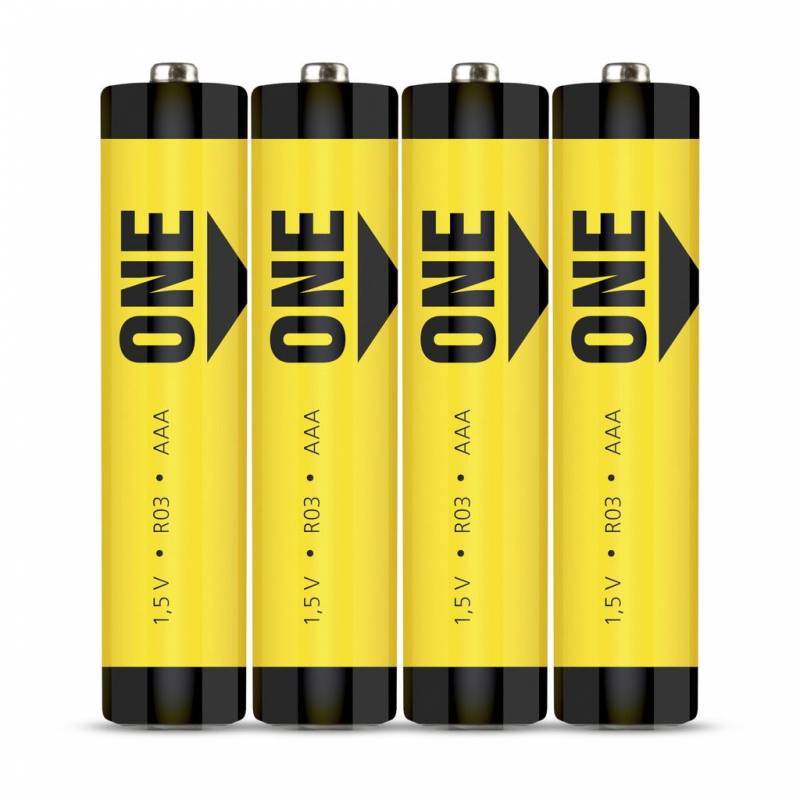 Батарейки Smartbuyмизинчиковые ААA ONE R03/4S  SOBZ-3A04S-Eco (4 штуки в уп) 1197653